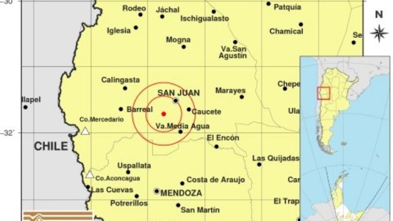 Madrugada agitada: 3 sismos despertaron a los sanjuaninos este viernes