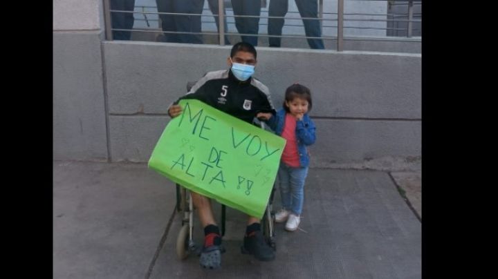 Emotivos mensajes de aliento para Blas Díaz, tras su alta médica