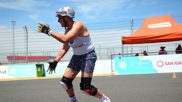 Comenzaron los World Skate Games en San Juan con el Skateboarding Slalom
