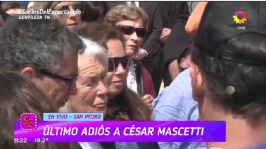 Emotiva despedida a César Mascetti