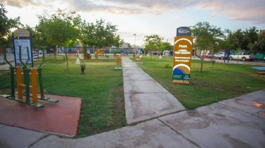 Transformación en Santa Lucía: de un terreno baldío a un playón deportivo