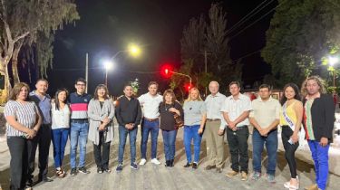 En San Martín, un importante cruce de calles ya cuenta con semáforos