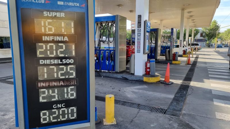 Tras el aumento, así quedaron los precios del combustible en San Juan