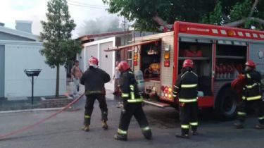 Misterio en Santa Lucía: una casa se prendió fuego y no saben la razón