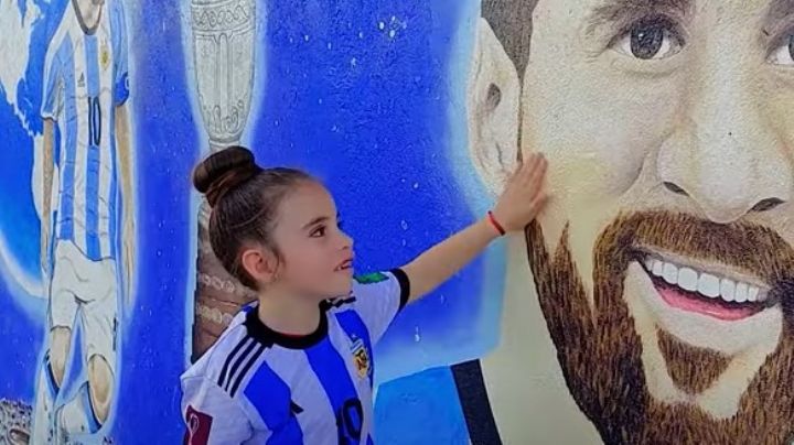 Janna sigue alentando a Messi, esta vez con un conmovedor video