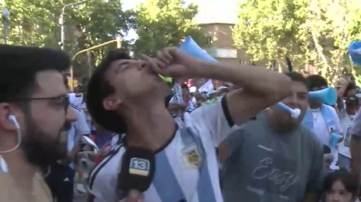 Argentina en la final: locura sanjuanina en la Plaza 25