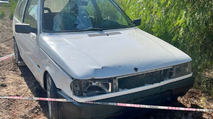 Chocó y mató a un ciclista: este es el auto del joven que se dio a la fuga