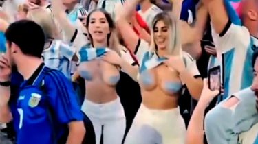 Dos argentinas hicieron topless en Qatar: qué paso con ellas tras la final