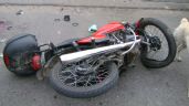 Un motociclista quedó grave tras estrellarse contra el asfalto