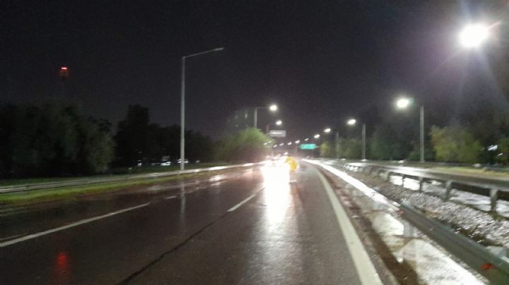 VIDEO: Así azotó la lluvia en plena Ruta 40