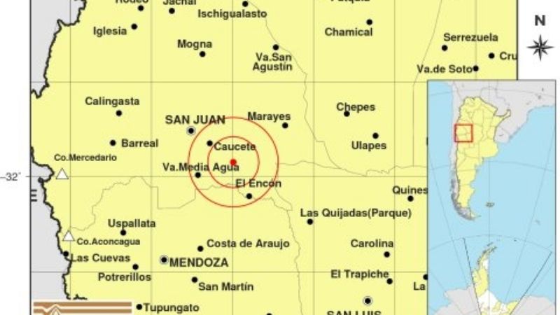 ¿Lo sentiste?: un fuerte sismo despertó a los sanjuaninos