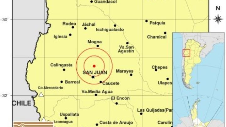 Intensa actividad sísmica en San Juan durante la madrugada: tembló 7 veces