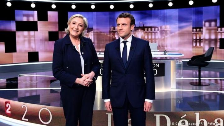 Emmanuel Macron y Marine Le Pen  en busca de la presidencia de Francia