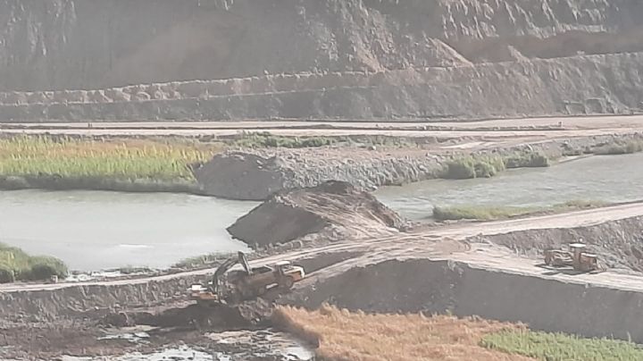 Histórico: desviarán el Río San Juan por las obras de la presa El Tambolar