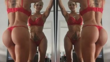 En topless, Mónica Farro le dio la bienvenida al fin de semana