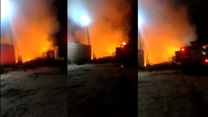 Video: impresionante incendio en un barrio privado de Santa Lucía