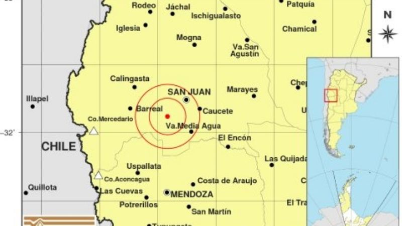 Madrugada agitada: 5 sismos despertaron a los sanjuaninos