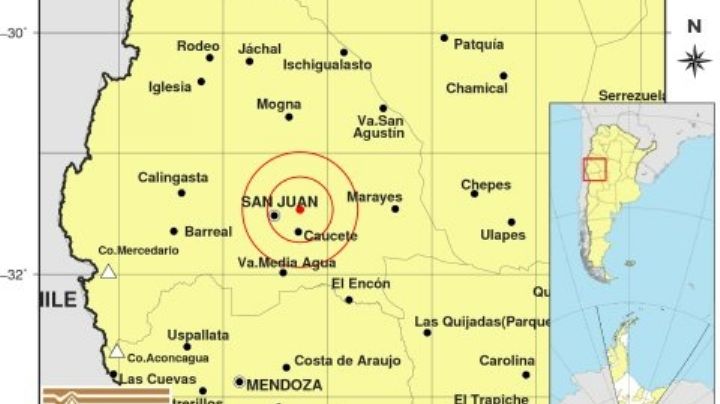¿Te despertaste?: hubo dos sismos durante la madrugada sanjuanina