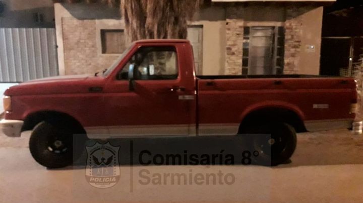 Hallaron en Sarmiento una camioneta que robaron en otra provincia