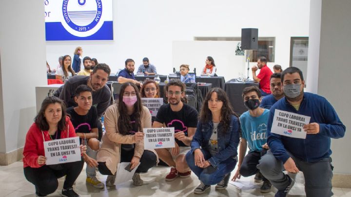 Estudiantes exigen la implementación del cupo laboral trans en la UNSJ