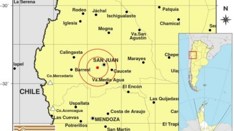 ¿Te despertaste?: un fuerte sismo movió el piso en plena madrugada sanjuanina