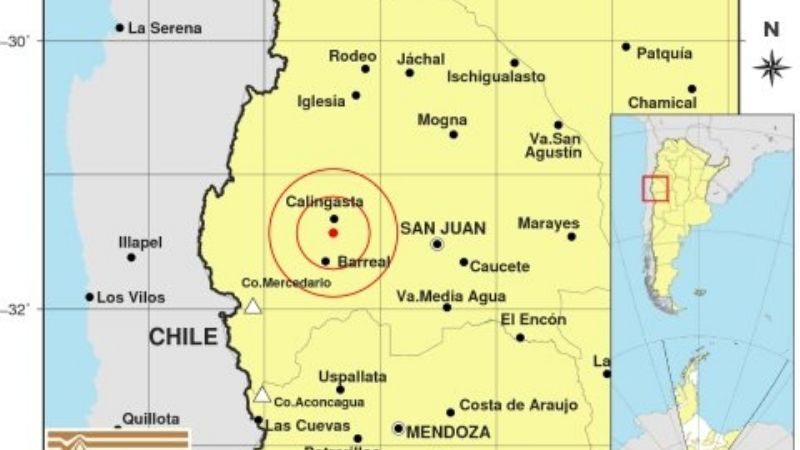 Ola de sismos en San Juan: hubo 4 sacudones en menos de 7 horas