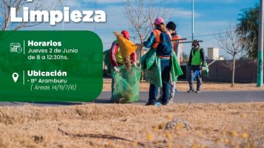 Rivadavia lanzó una nueva planificación de limpieza: mirá donde