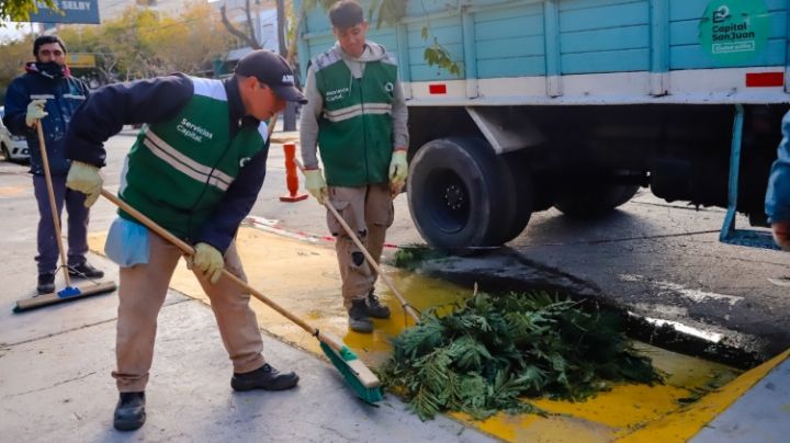 Capital no para: el operativo limpieza llega a Concepción y Desamparados