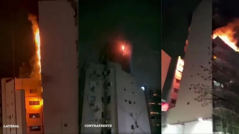 Video impactante: así comenzó el incendio que mató a 5 personas