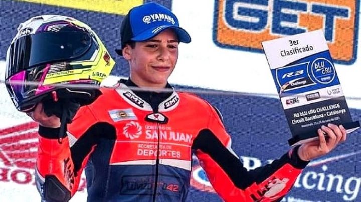 Super podios para el piloto sanjuanino Facundo Mora en Barcelona