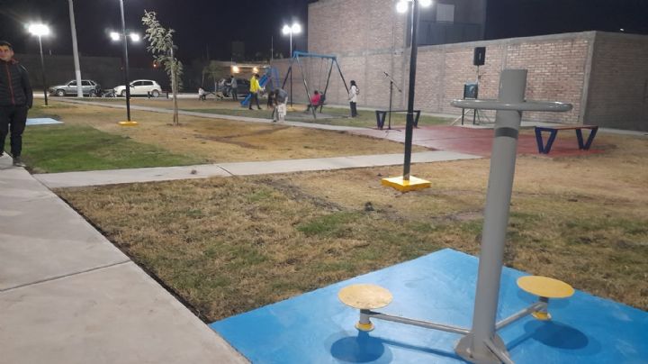 Como nueva: entregaron las obras de remodelación de una plaza en Rivadavia