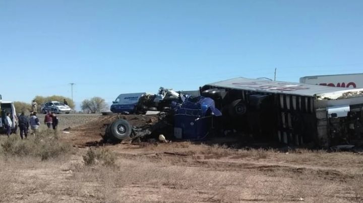 El choque entre los camiones en Ruta 40 se cobró dos muertos