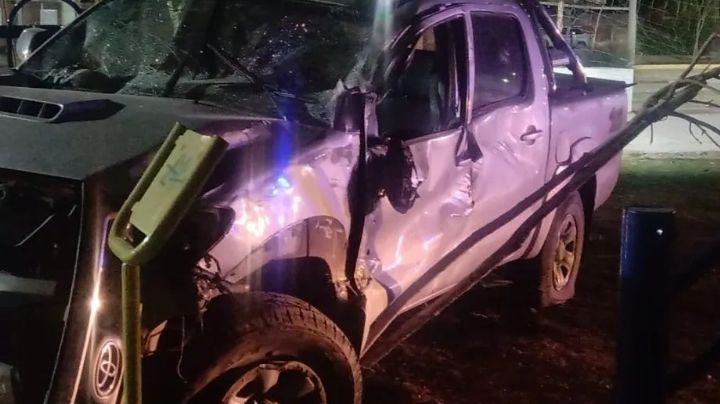 Un hombre estrelló su camioneta contra los juegos del Parque de Rivadavia