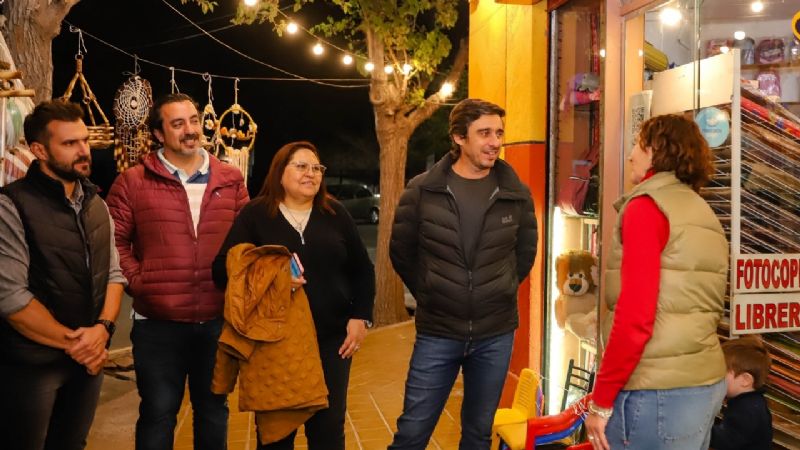 Colocaron luminaria LED a toda la calle Tucumán en Concepción