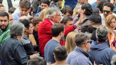 Gioja desde la concurrida marcha por el ataque a CFK: 'Hay que pelear por la paz'