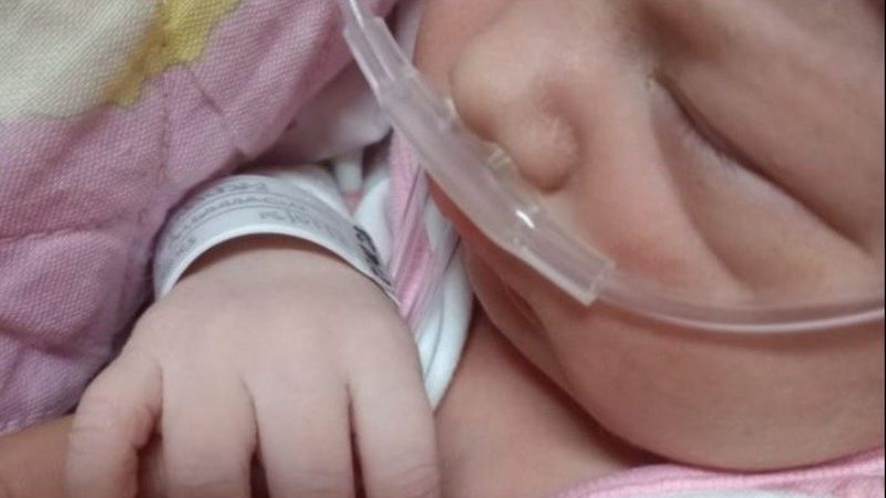 Una buena emergencia: una bebe nació en el hospital de Valle Fértil