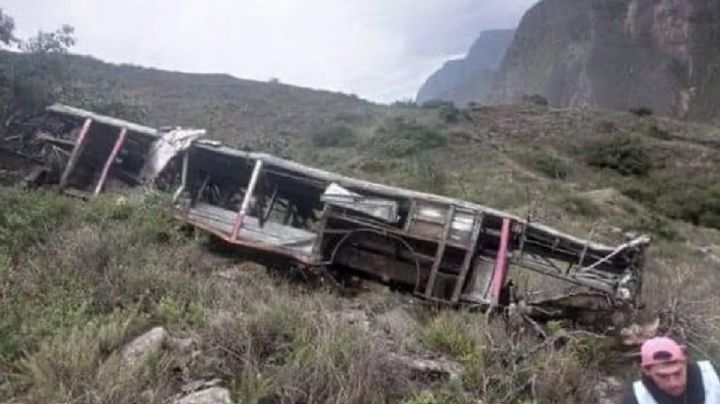 Luto en Perú: al menos 23 muertos, tras la caída de un colectivo al precipicio