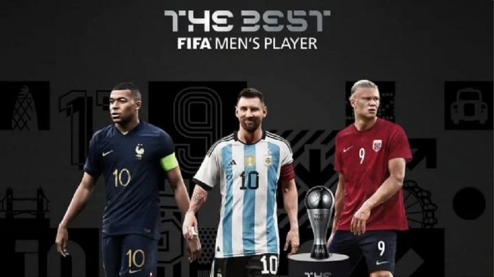 Messi, Mbappé y Haaland, los tres finalistas para el premio The Best