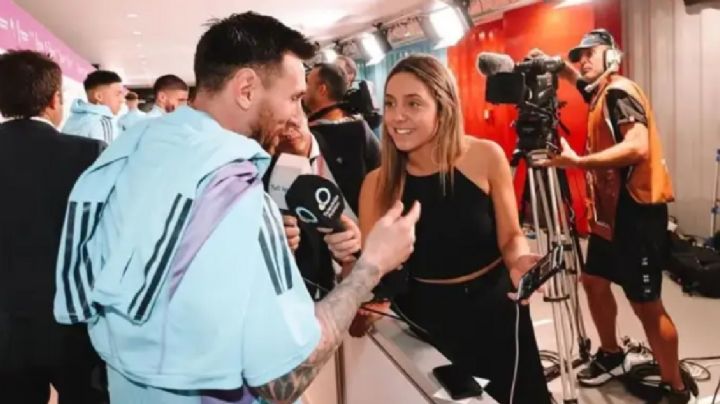 La revelación de Sofi Martínez sobre su nota épica a Messi en Qatar 2022