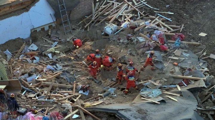 Videos: Un terremoto de 6,2 grados provocó más de 100 muertos en China