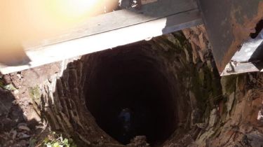 Horror: murió un hombre tras caer a un pozo de 12 metros de profundidad