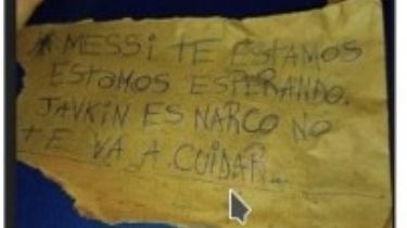 Rosario: 14 tiros y un mensaje mafioso para Messi en una nota