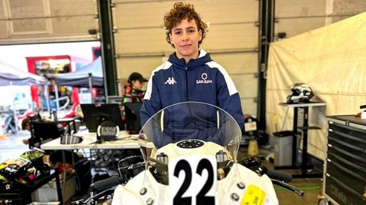 El motociclista sanjuanino Mora tuvo su primera prueba en Italia