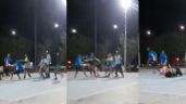 Violento video: un partido de futsal femenino terminó a las piñas en San Juan