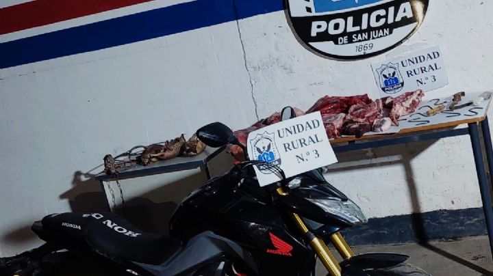 Allanamientos, caprinos faenados y una moto robada en 25 de Mayo