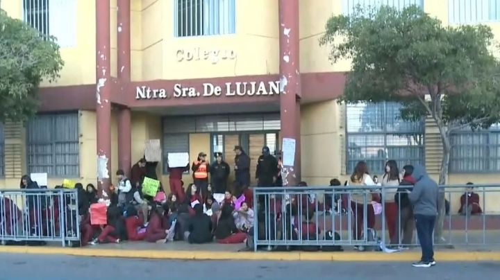 Colocarán más seguridad en el Colegio Luján pero aclararon que deberán pagarla los padres