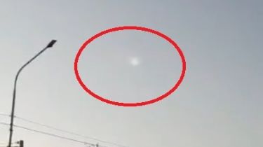 Captaron un objeto extraño en el cielo sanjuanino: ¿es un OVNI?
