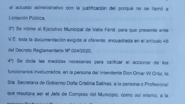 Grave denuncia contra una candidata a intendenta de Valle Fértil