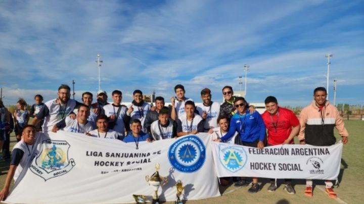 Orgullo sanjuanino: el seleccionado de Hockey Social es tricampeón nacional