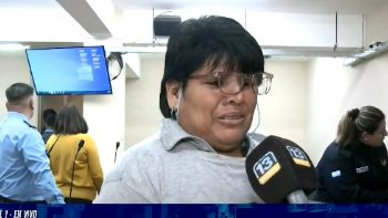 Lidia Chávez, entre lágrimas, dijo: "hoy me doy cuenta que no hay justicia"